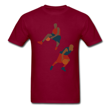 Load image into Gallery viewer, NdaBLDG "B-Ball" T-Shirts - burgundy