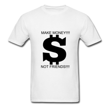 Load image into Gallery viewer, NdaBLDG "$ NO FRIENDS " T-Shirt - white