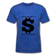Load image into Gallery viewer, NdaBLDG "$ NO FRIENDS " T-Shirt - mineral royal