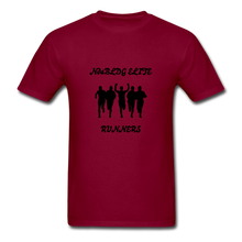 Load image into Gallery viewer, NdaBLDG 'ELITE RUNNERS" T-Shirt - burgundy
