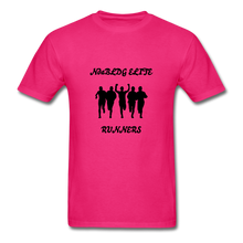 Load image into Gallery viewer, NdaBLDG 'ELITE RUNNERS" T-Shirt - fuchsia