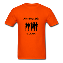 Load image into Gallery viewer, NdaBLDG 'ELITE RUNNERS" T-Shirt - orange