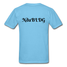 Load image into Gallery viewer, NdaBLDG "DEAD FRIENDS " T-Shirt - aquatic blue