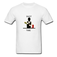 Load image into Gallery viewer, NdaBLDG "SHOT TIME" T-SHIRTS - white