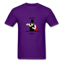 Load image into Gallery viewer, NdaBLDG "SHOT TIME" T-SHIRTS - purple