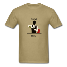 Load image into Gallery viewer, NdaBLDG "SHOT TIME" T-SHIRTS - khaki