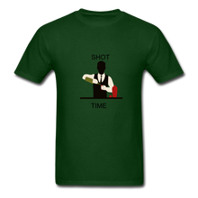 Load image into Gallery viewer, NdaBLDG "SHOT TIME" T-SHIRTS - forest green