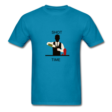 Load image into Gallery viewer, NdaBLDG "SHOT TIME" T-SHIRTS - turquoise