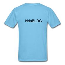 Load image into Gallery viewer, NdaBLDG "SHOT TIME" T-SHIRTS - aquatic blue