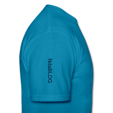 Load image into Gallery viewer, NdaBLDG BLACK LOVE T-Shirts - turquoise