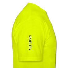 Load image into Gallery viewer, NdaBLDG BLACK LOVE T-Shirts - safety green