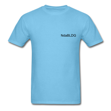 Load image into Gallery viewer, NdaBLDG BLACK LOVE T-Shirts - aquatic blue