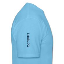 Load image into Gallery viewer, NdaBLDG BLACK LOVE T-Shirts - aquatic blue