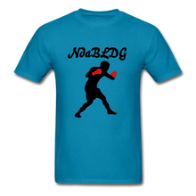 Load image into Gallery viewer, NdaBLDG TOP PRIZE FIGHTER T-shirt - turquoise