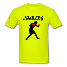 Load image into Gallery viewer, NdaBLDG TOP PRIZE FIGHTER T-shirt - safety green
