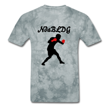 Load image into Gallery viewer, NdaBLDG TOP PRIZE FIGHTER T-shirt - grey tie dye