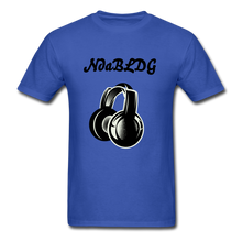 Load image into Gallery viewer, NdaBLDG "HEADSET " T-Shirt - royal blue
