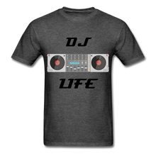 Load image into Gallery viewer, NdaBLDG "DJ LIFE" T-Shirt - heather black