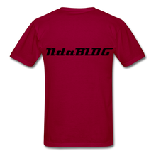 Load image into Gallery viewer, NdaBLDG "DJ LIFE" T-Shirt - dark red