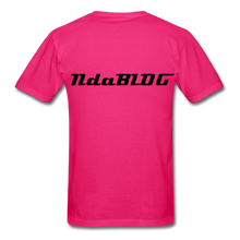 Load image into Gallery viewer, NdaBLDG "DJ LIFE" T-Shirt - fuchsia