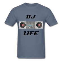 Load image into Gallery viewer, NdaBLDG "DJ LIFE" T-Shirt - denim