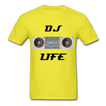 Load image into Gallery viewer, NdaBLDG "DJ LIFE" T-Shirt - yellow