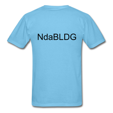 Load image into Gallery viewer, Ndabldg "PRAYING WORKS " T-Shirt - aquatic blue