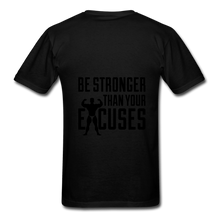Load image into Gallery viewer, NdaBLDG " No EXCUSES" T-Shirt - black