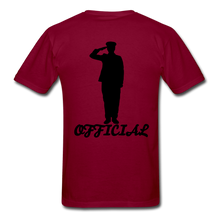 Load image into Gallery viewer, NDABLDG " OFFICIAL " T-SHIRT - burgundy