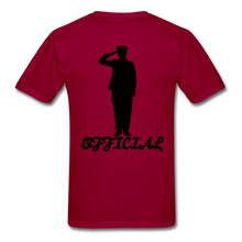 Load image into Gallery viewer, NDABLDG " OFFICIAL " T-SHIRT - dark red