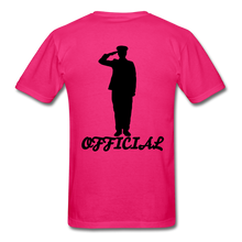 Load image into Gallery viewer, NDABLDG " OFFICIAL " T-SHIRT - fuchsia