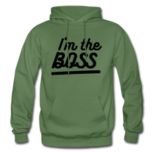 Load image into Gallery viewer, Gildan Heavy Blend Adult Hoodie - military green