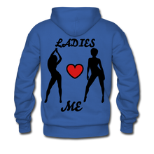 Load image into Gallery viewer, 'LADIES LOVE ME " Men's NDABLDG HOODIE - royal blue