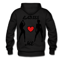 Load image into Gallery viewer, 'LADIES LOVE ME " Men's NDABLDG HOODIE - black