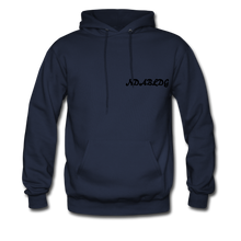 Load image into Gallery viewer, 'LADIES LOVE ME " Men's NDABLDG HOODIE - navy