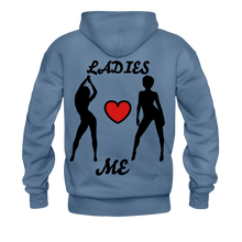 Load image into Gallery viewer, 'LADIES LOVE ME " Men's NDABLDG HOODIE - denim blue