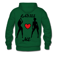Load image into Gallery viewer, 'LADIES LOVE ME " Men's NDABLDG HOODIE - forest green