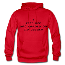 Load image into Gallery viewer, Landed on my legacy Men's Hoodie - red