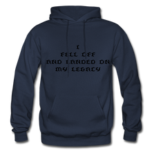 Load image into Gallery viewer, Landed on my legacy Men's Hoodie - navy