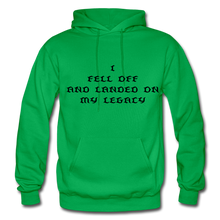 Load image into Gallery viewer, Landed on my legacy Men's Hoodie - kelly green