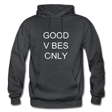 Load image into Gallery viewer, "GOOD VIBES ONLY " NDABDLG HOODIE - charcoal grey