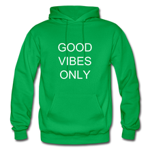 Load image into Gallery viewer, "GOOD VIBES ONLY " NDABDLG HOODIE - kelly green