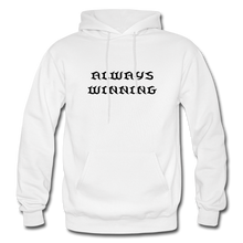 Load image into Gallery viewer, Men's Hoodie "ALWAYS WINNING" - white