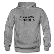 Load image into Gallery viewer, Men's Hoodie "ALWAYS WINNING" - graphite heather