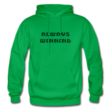 Load image into Gallery viewer, Men's Hoodie "ALWAYS WINNING" - kelly green