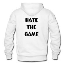 Load image into Gallery viewer, DONT HATE ME 'HAYE THE GAME NDABLDG HOODIES - white