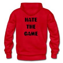 Load image into Gallery viewer, DONT HATE ME 'HAYE THE GAME NDABLDG HOODIES - red