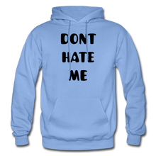 Load image into Gallery viewer, DONT HATE ME 'HAYE THE GAME NDABLDG HOODIES - carolina blue