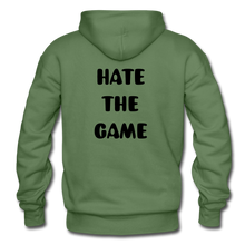 Load image into Gallery viewer, DONT HATE ME 'HAYE THE GAME NDABLDG HOODIES - military green