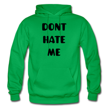 Load image into Gallery viewer, DONT HATE ME 'HAYE THE GAME NDABLDG HOODIES - kelly green